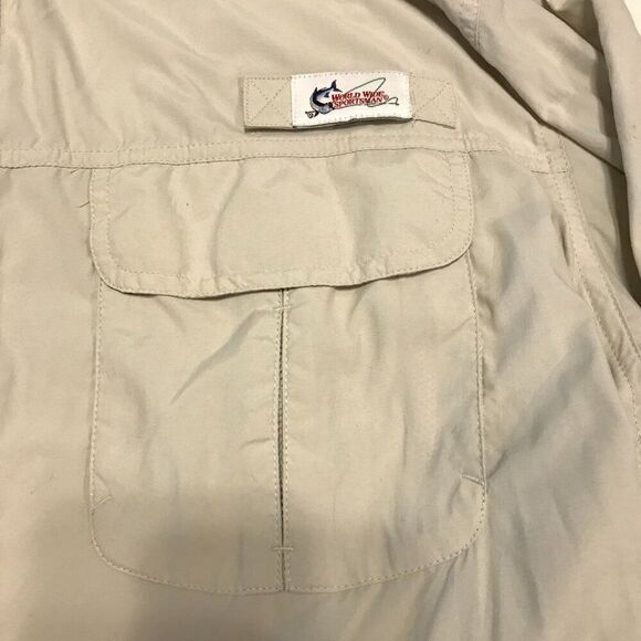 World Wide Sportsman button front long‎ sleeve fishing shirt 2XL - Picture 3 of 5